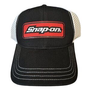 Snap-On Logo Black/White Richardson 111 Mesh Back Adjustable Cap Hat